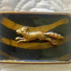 Custom made Fox Belt Buckle